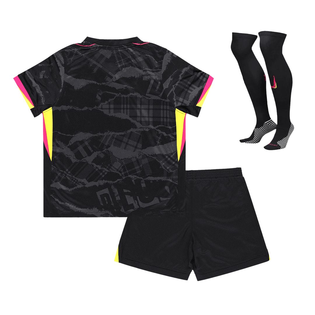 Kid's Chelsea Third Away Jersey Full Kit 2024/25-The Jerseys Shop