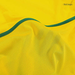 Brazil CAFU #2 Home Retro Soccer Jersey 2002/03-The Jerseys Shop