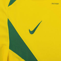 Brazil CAFU #2 Home Retro Soccer Jersey 2002/03-The Jerseys Shop