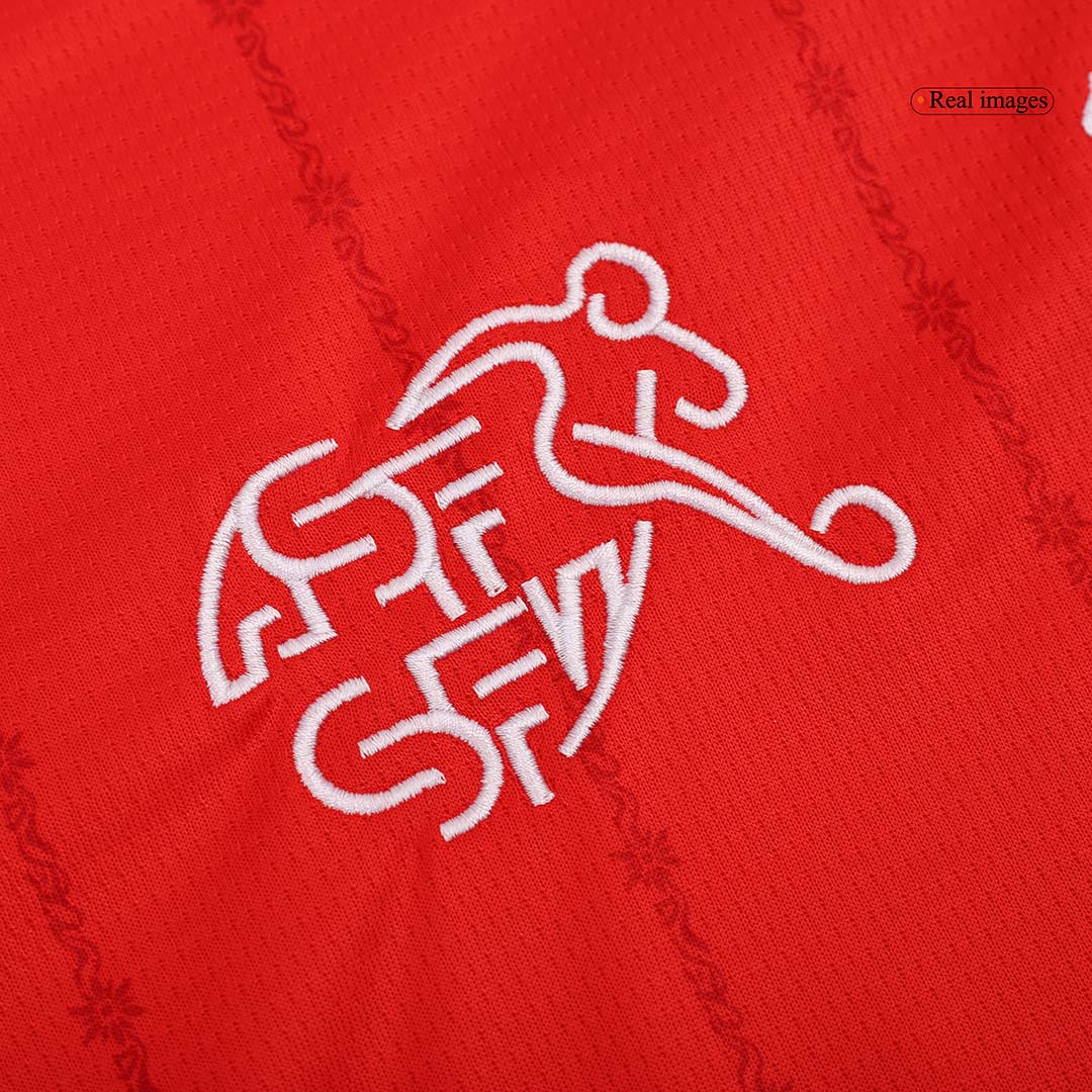 Men's Switzerland Home Soccer Jersey Euro 2024-The Jerseys Shop