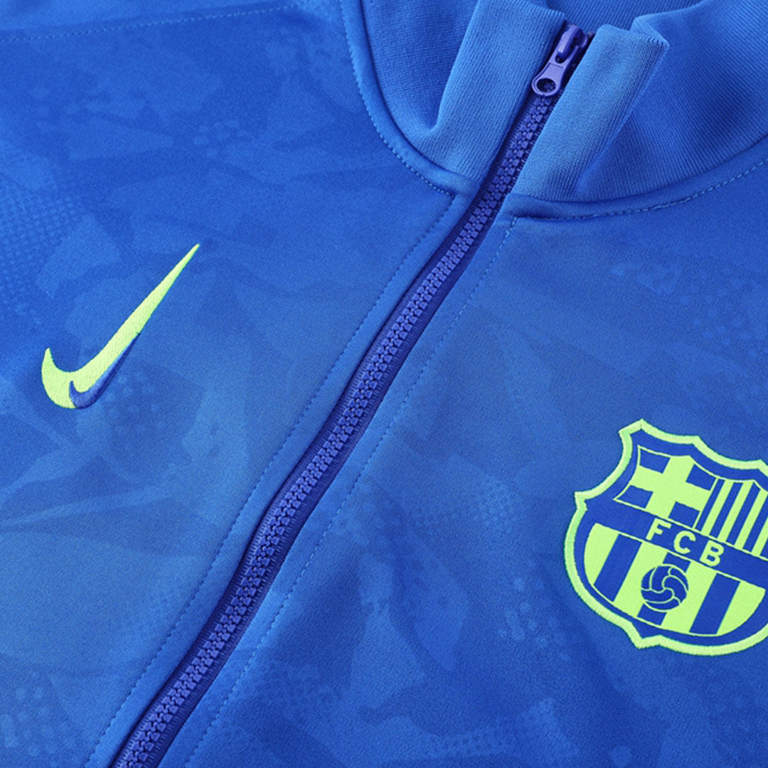 Barcelona Blue Jacket Training Kit 2024/25 For Adults-The Jerseys Shop