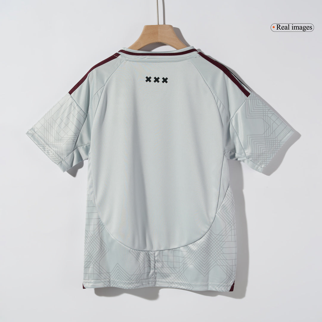 Kid's Ajax Third Away Jersey Kit(Jersey+Shorts) 2024/25-The Jerseys Shop