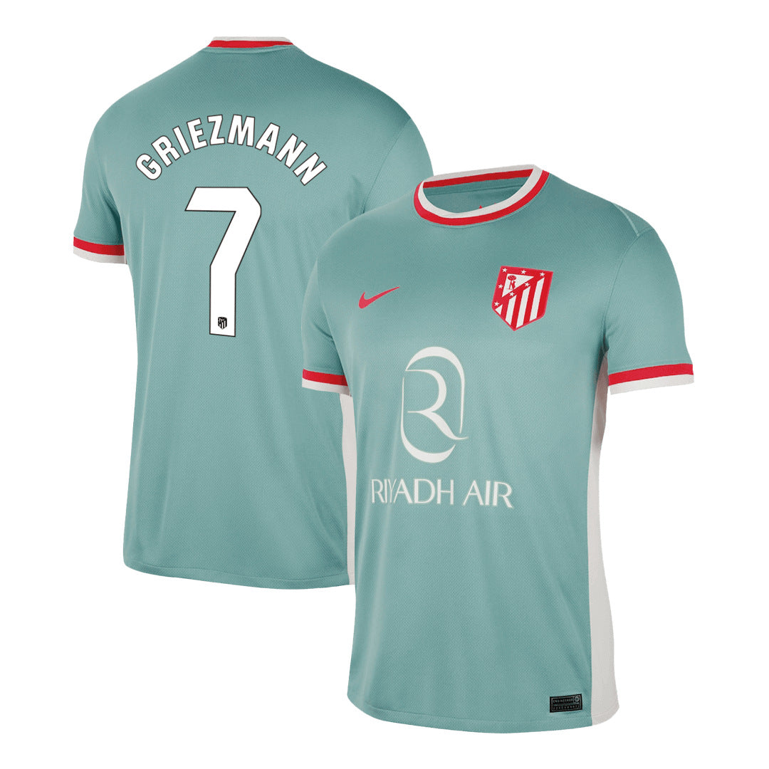 Men's Atletico Madrid GRIEZMANN #7 Away Soccer Jersey 2024/25-The Jerseys Shop