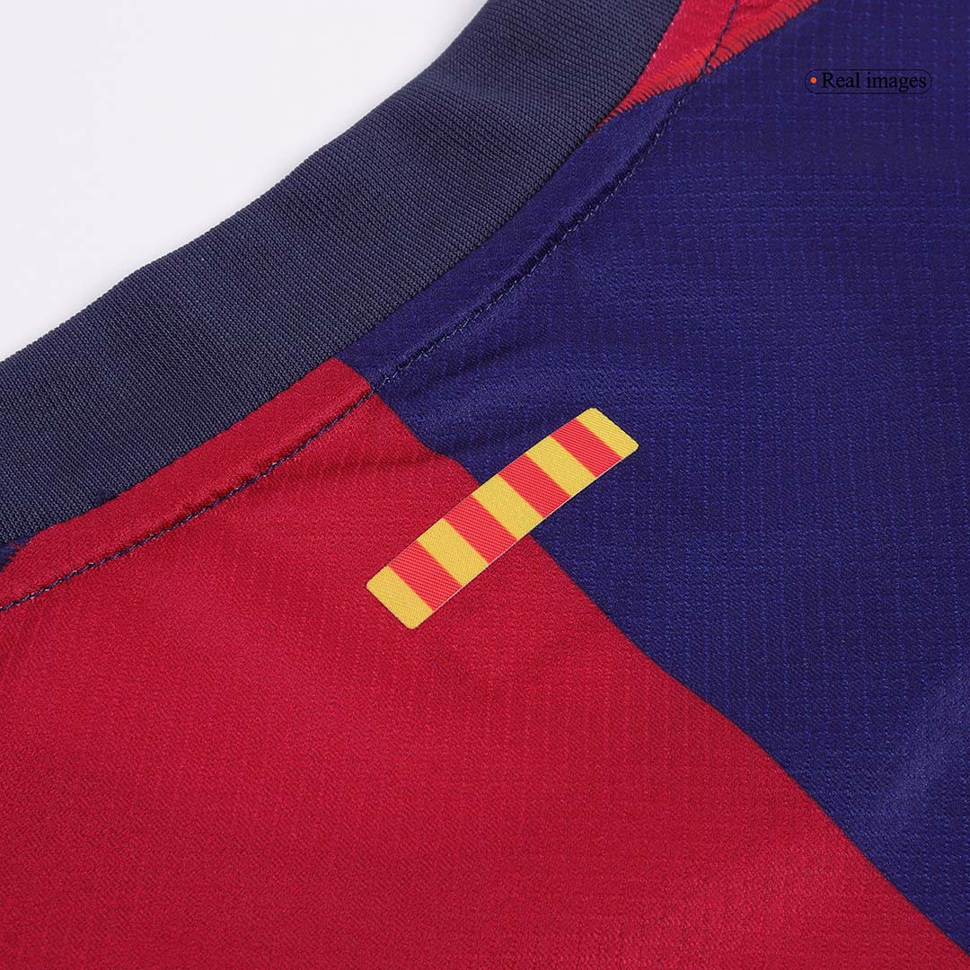 [Super Quality] Men's Barcelona LAMINE YAMAL #19 Home Soccer Jersey 2024/25 - Spotify Logo Without Text-The Jerseys Shop