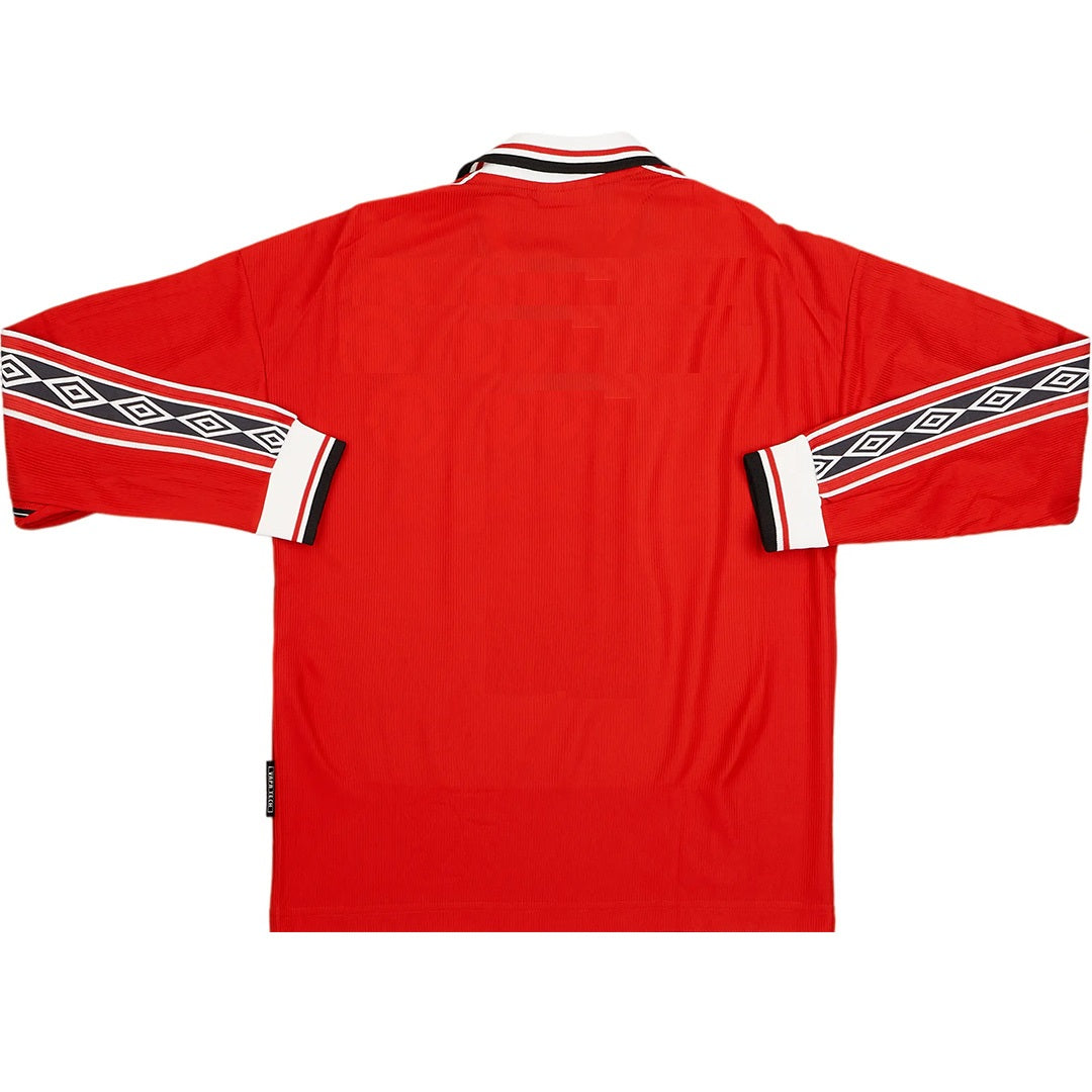 Manchester United Home Retro Long Sleeve Soccer Jersey 1998/99-The Jerseys Shop