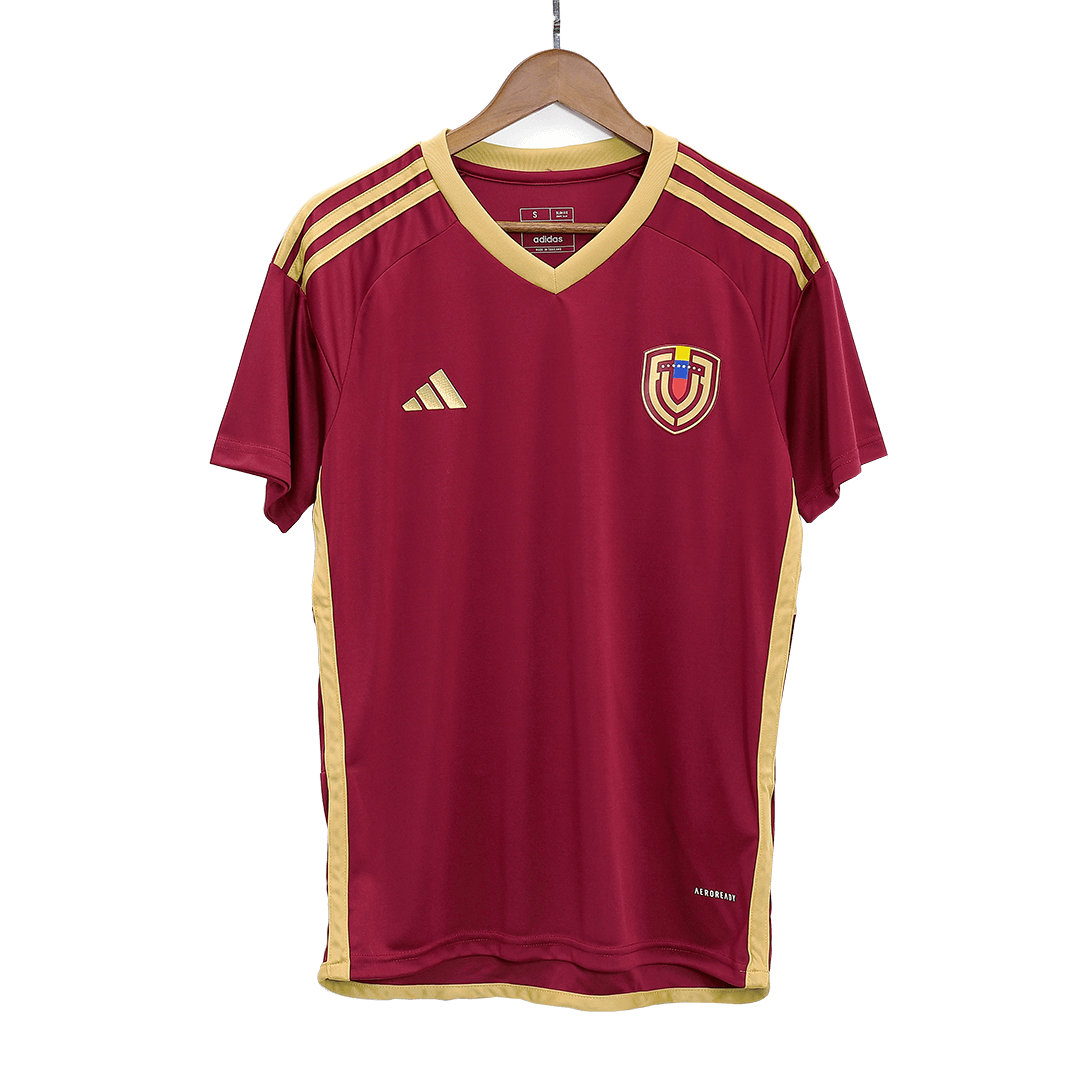 Men's Venezuela ARANGO #18 Home Soccer Jersey Copa América 2024-The Jerseys Shop