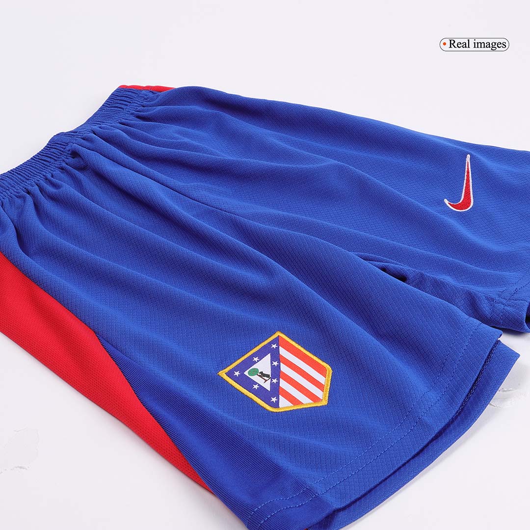 Kid's Atletico Madrid Home Jersey Kit(Jersey+Shorts) 2024/25-The Jerseys Shop