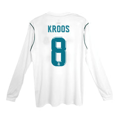 KROOS #8 Classic Real Madrid Home Long Sleeve Jersey 2017/18-The Jerseys Shop