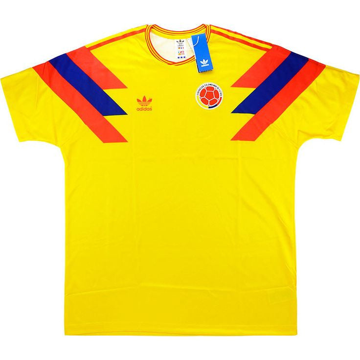 Colombia Home Retro Soccer Jersey 1990-The Jerseys Shop