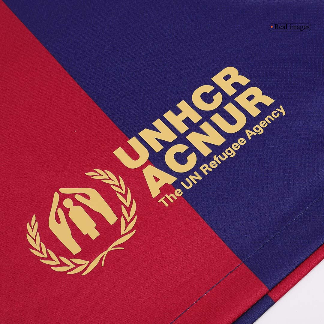 [Super Quality] Men's Barcelona LAMINE YAMAL #19 Home Soccer Jersey 2024/25 - Spotify Logo Without Text-The Jerseys Shop