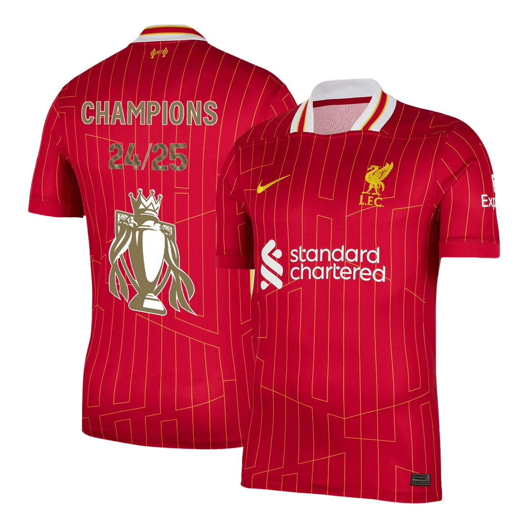[Super Quality] Men's Liverpool Home Soccer Jersey 2024/25 - CHAMPIONS 24/25