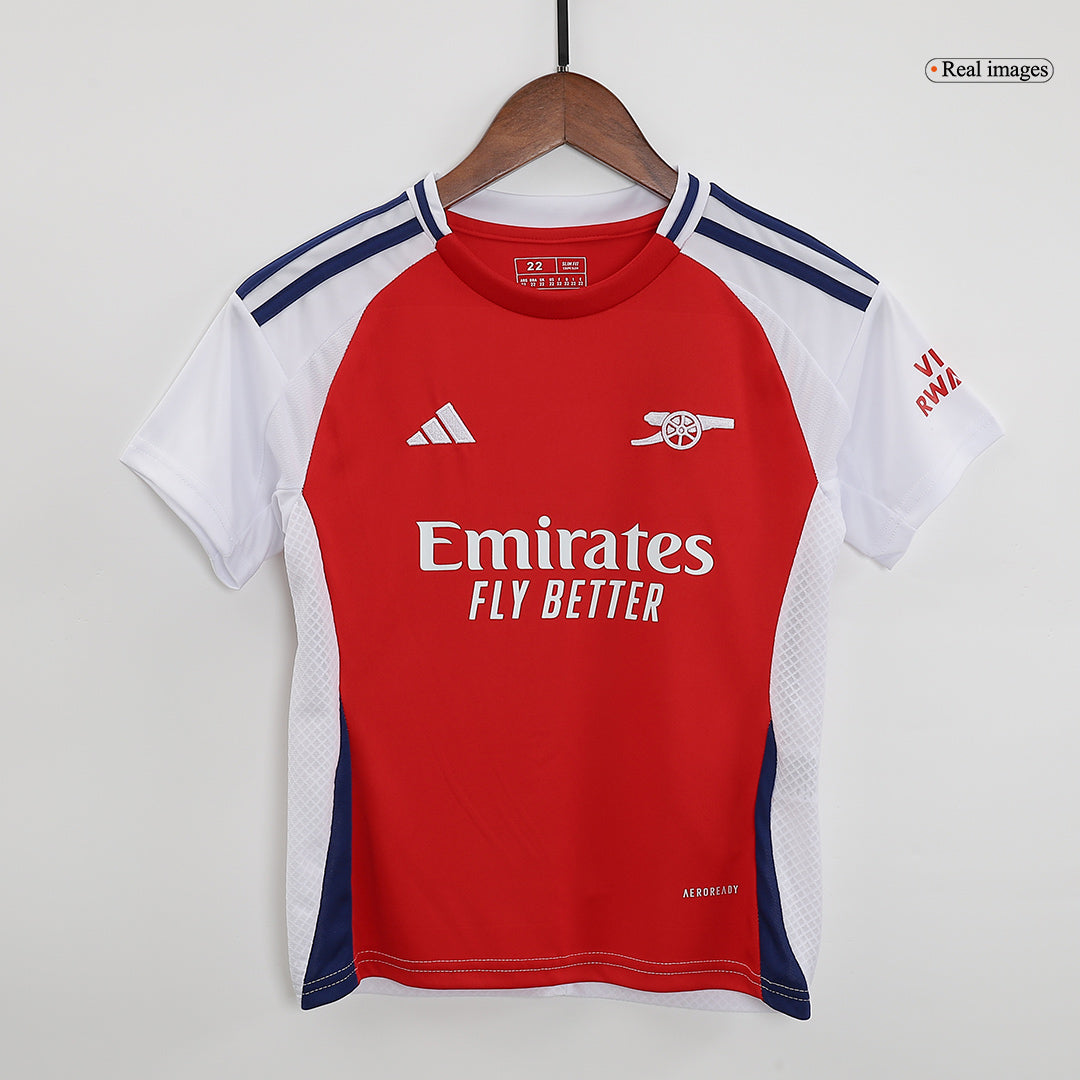 Kid's Arsenal Home Jerseys Full Kit 2024/25-The Jerseys Shop