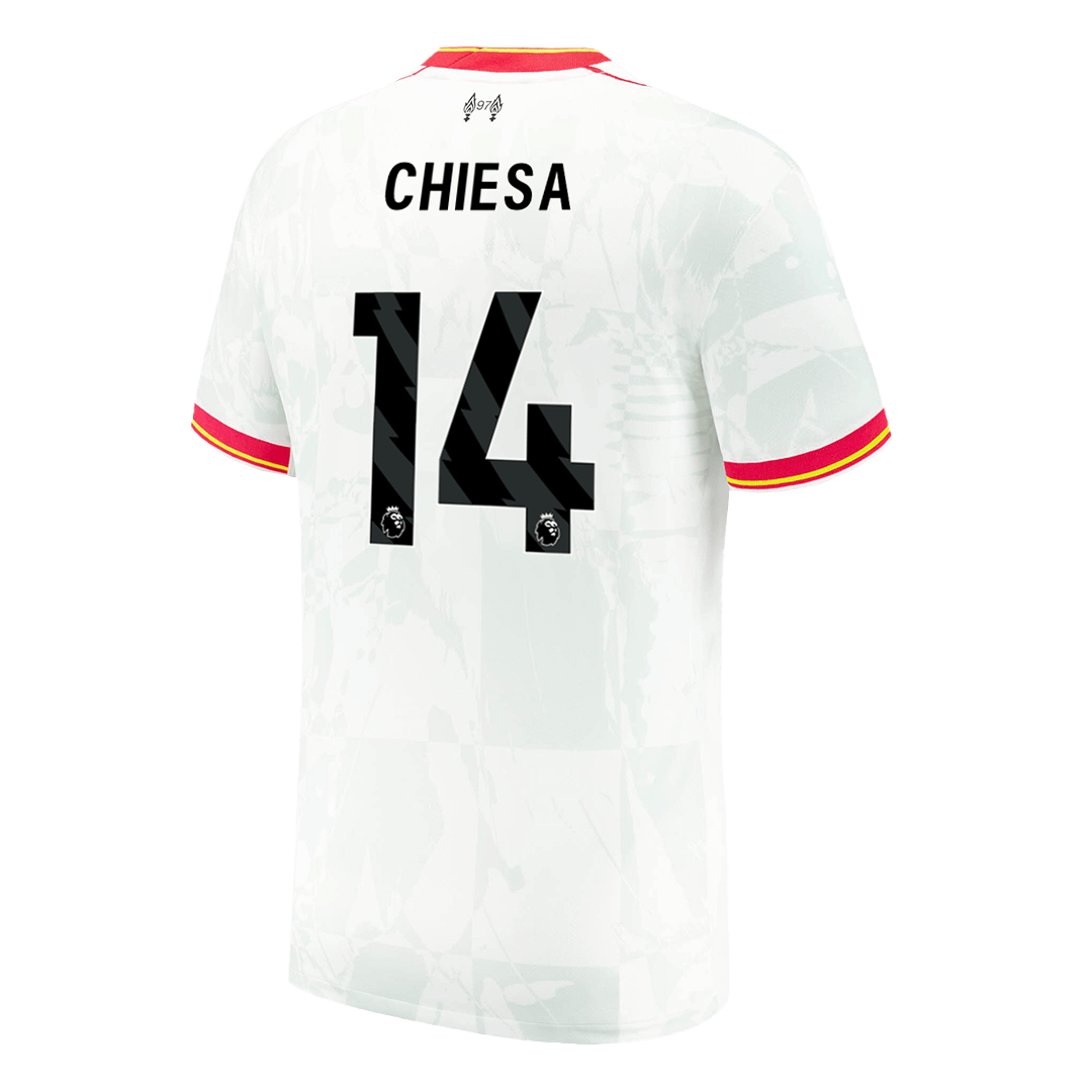 Men's Liverpool CHIESA #14 Third Away Soccer Jersey 2024/25-The Jerseys Shop