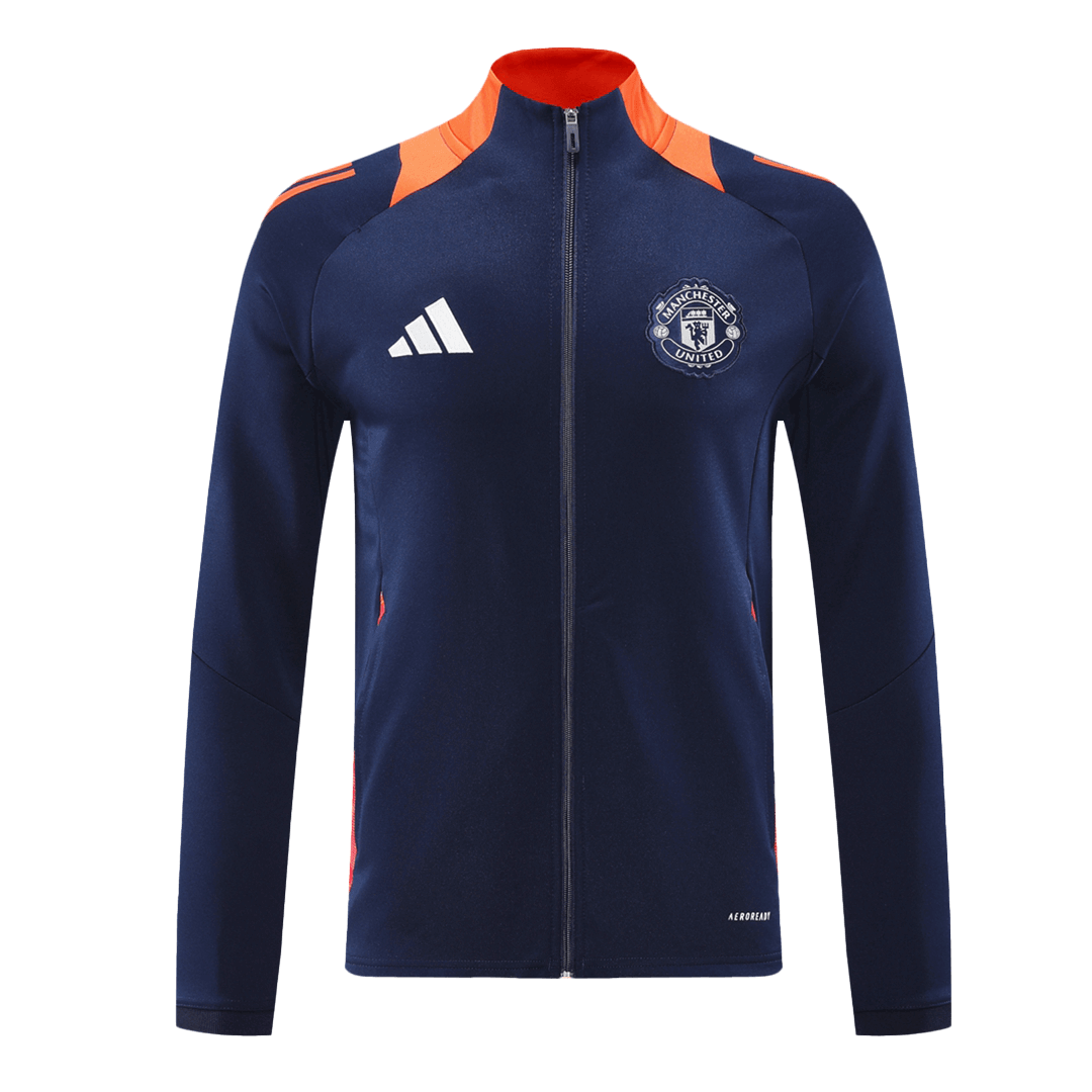 Manchester United Navy Jacket Training Kit 2024/25 For Adults-The Jerseys Shop