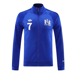 Manchester United X George Best Blue Track Jacket 2024/25 For Adults-The Jerseys Shop