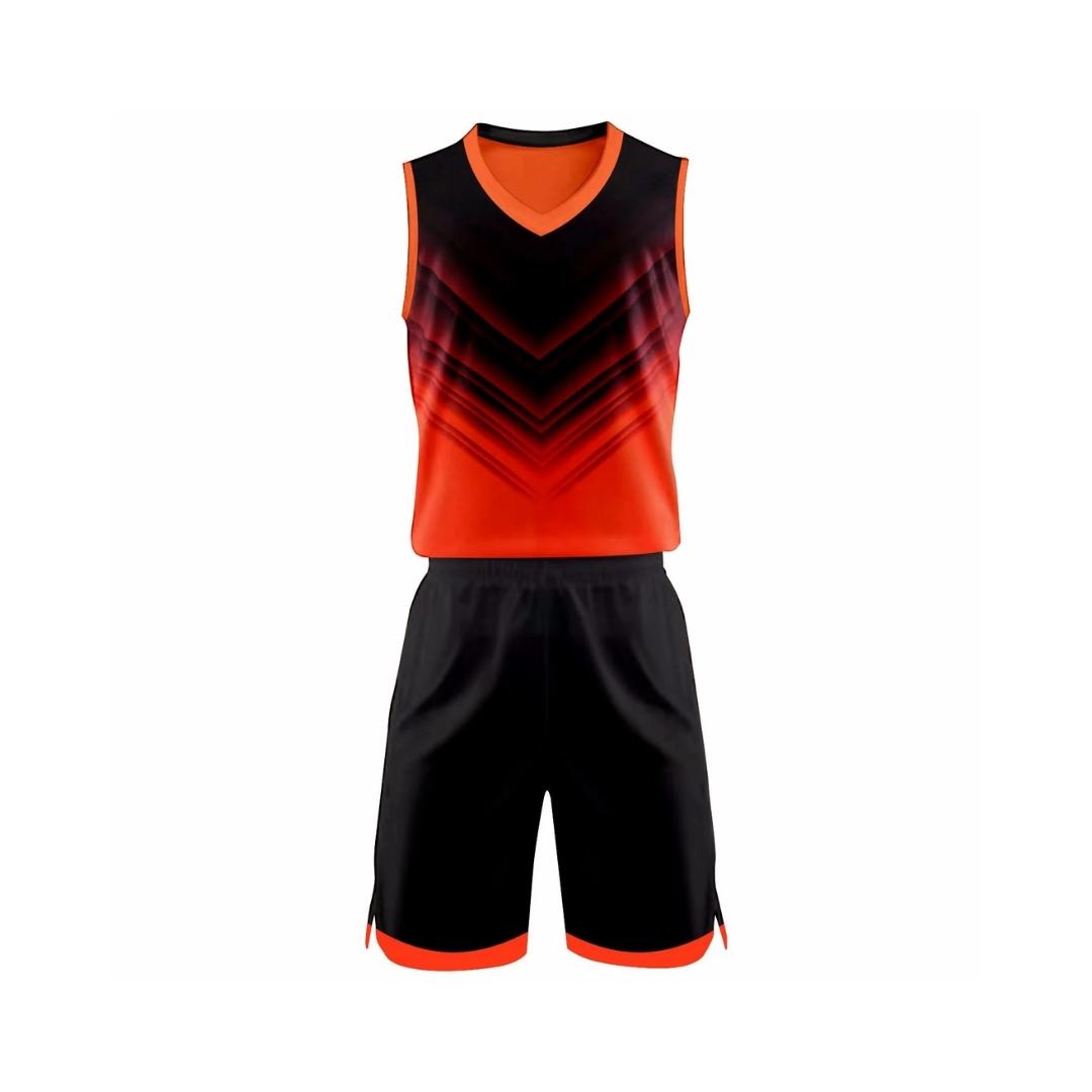 Design Jerseys Basketball Tri Orange