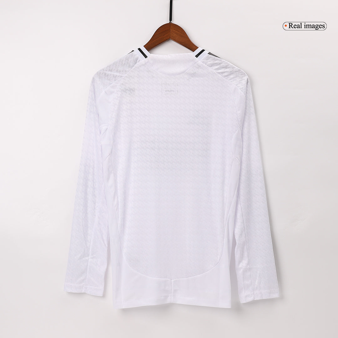 Real Madrid Home Long Sleeve Match Jersey 2024/25-The Jerseys Shop