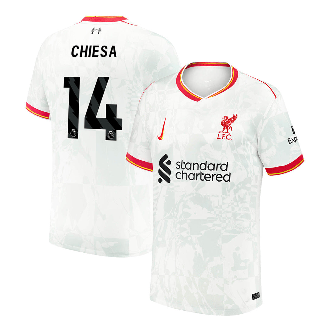 Men's Liverpool CHIESA #14 Third Away Soccer Jersey 2024/25-The Jerseys Shop