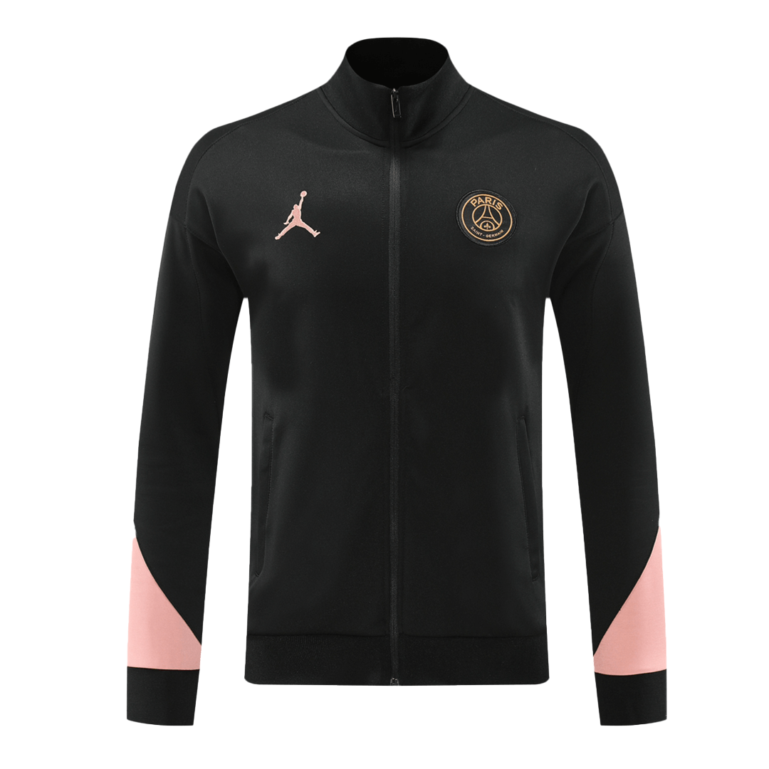 PSG Black Jacket Training Kit 2024/25 For Adults-The Jerseys Shop