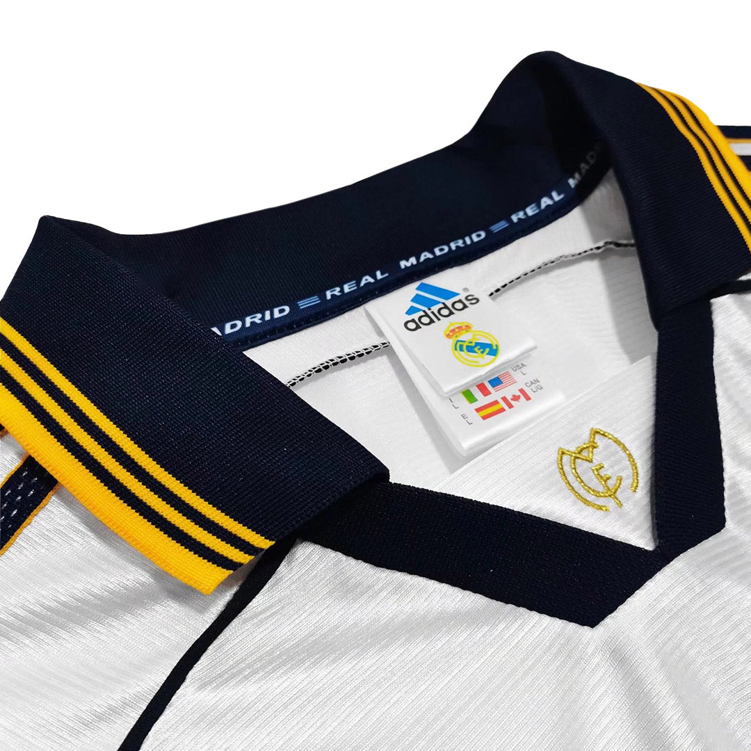 Real Madrid Home Retro Soccer Jersey 1998/00-The Jerseys Shop