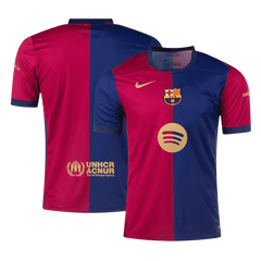 [Super Quality] Men's Barcelona Home Soccer Jersey 2024/25 - Spotify Logo Without Text-The Jerseys Shop