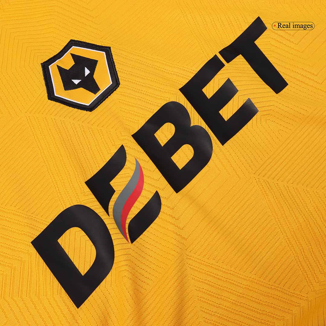 Men's Wolverhampton Wanderers Home Soccer Jersey 2024/25-The Jerseys Shop