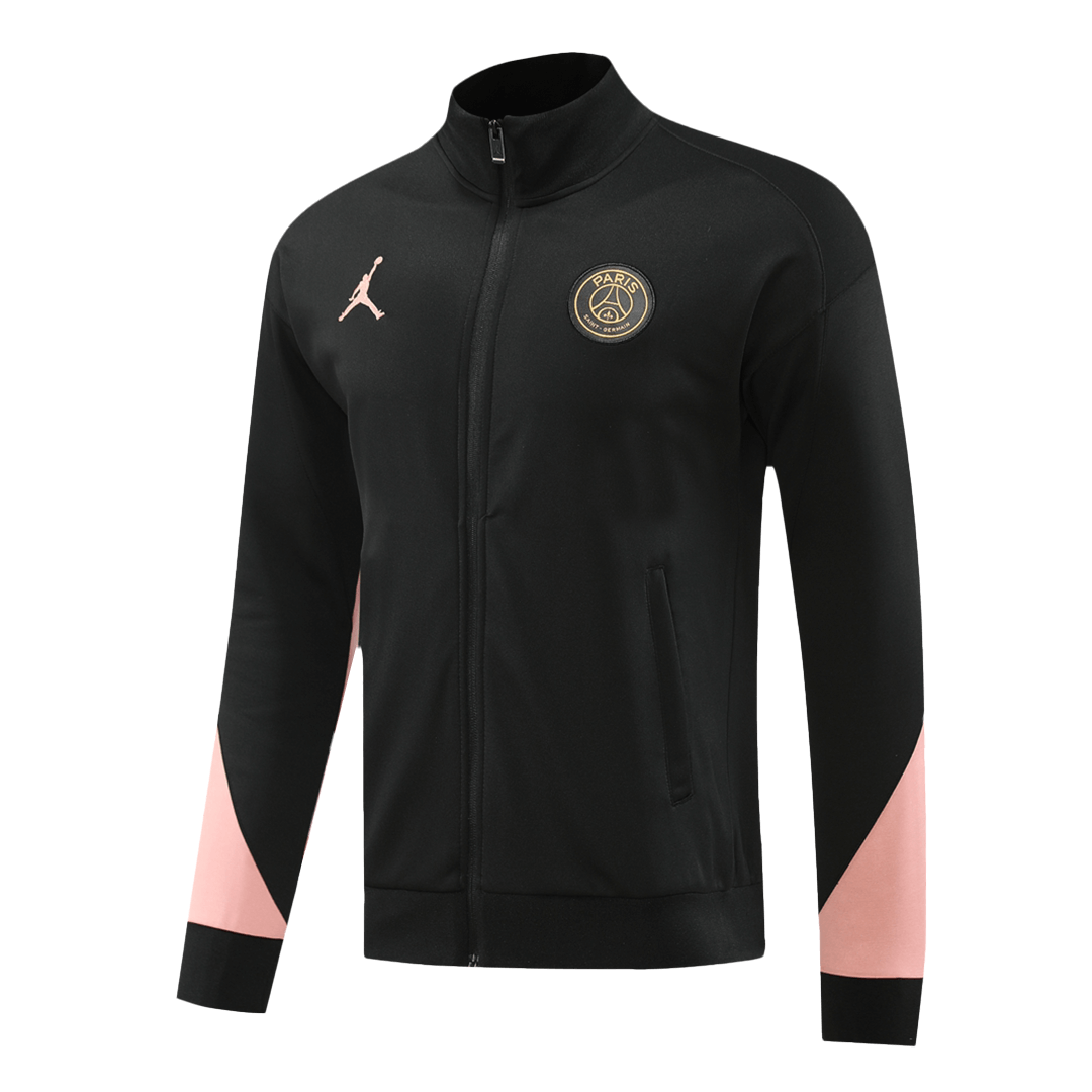 PSG Black Jacket Training Kit 2024/25 For Adults-The Jerseys Shop