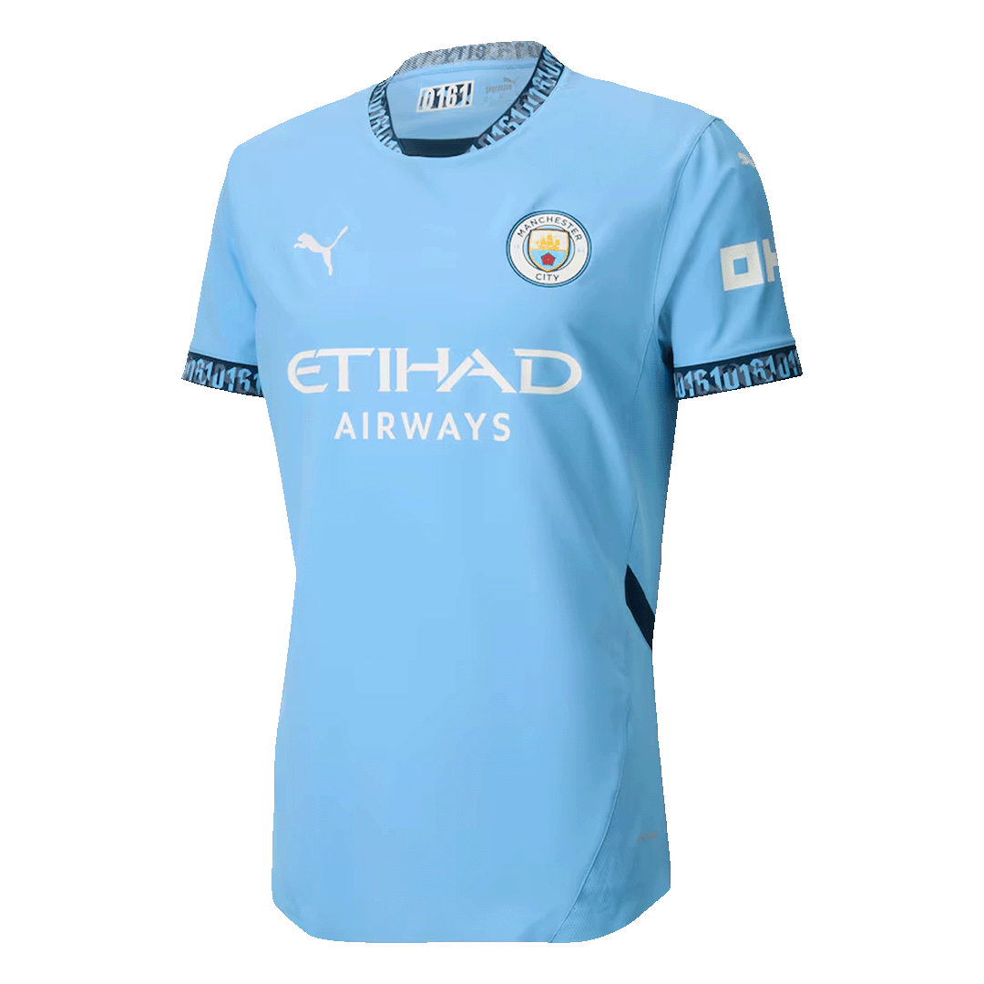 Manchester City HAALAND #9 Home Match Jersey 2024/25-The Jerseys Shop