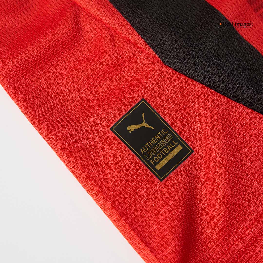 Men's AC Milan Home Long Sleeve Soccer Jersey 2024/25-The Jerseys Shop
