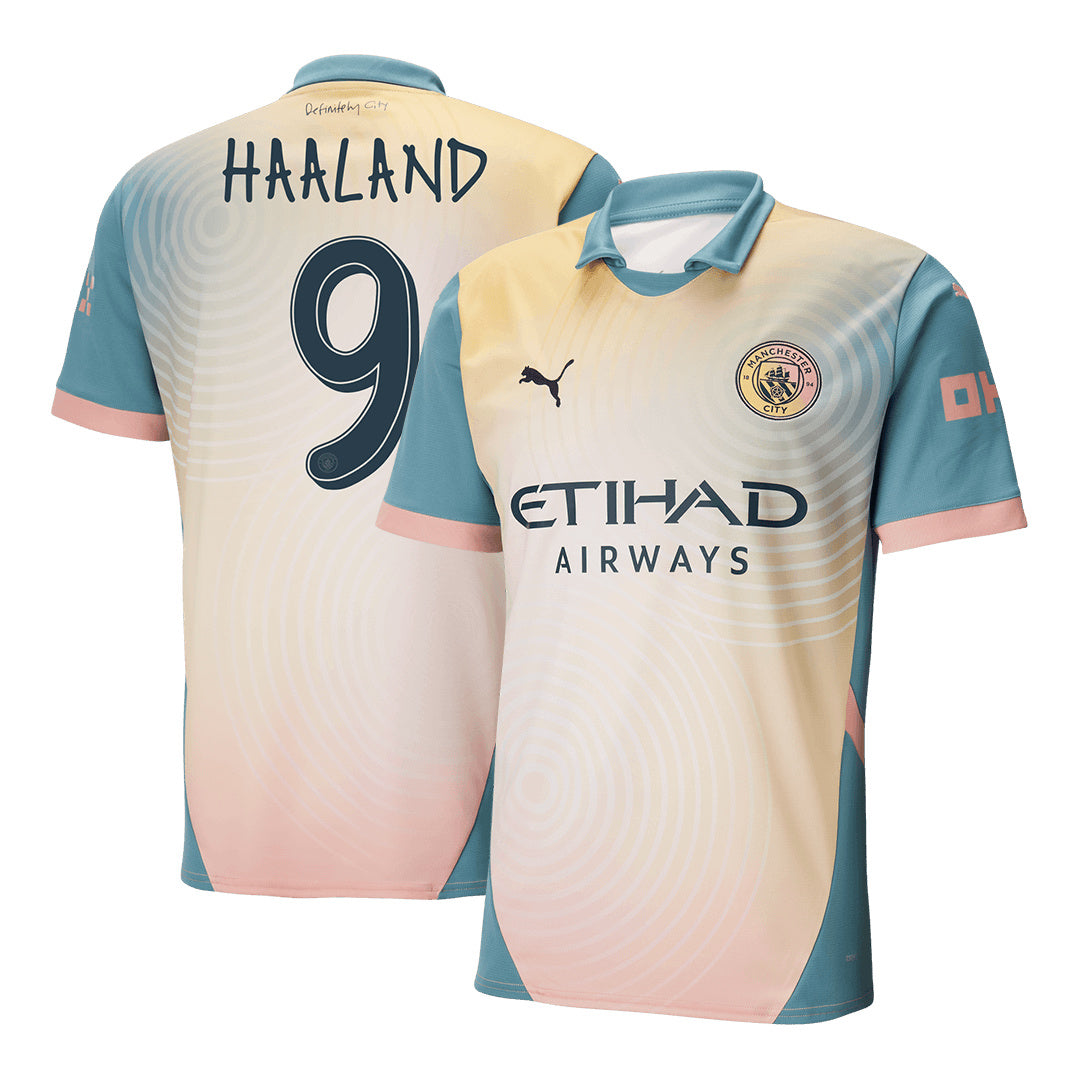 Men's Manchester City HAALAND #9 Fourth Away Soccer Jersey 2024/25-The Jerseys Shop