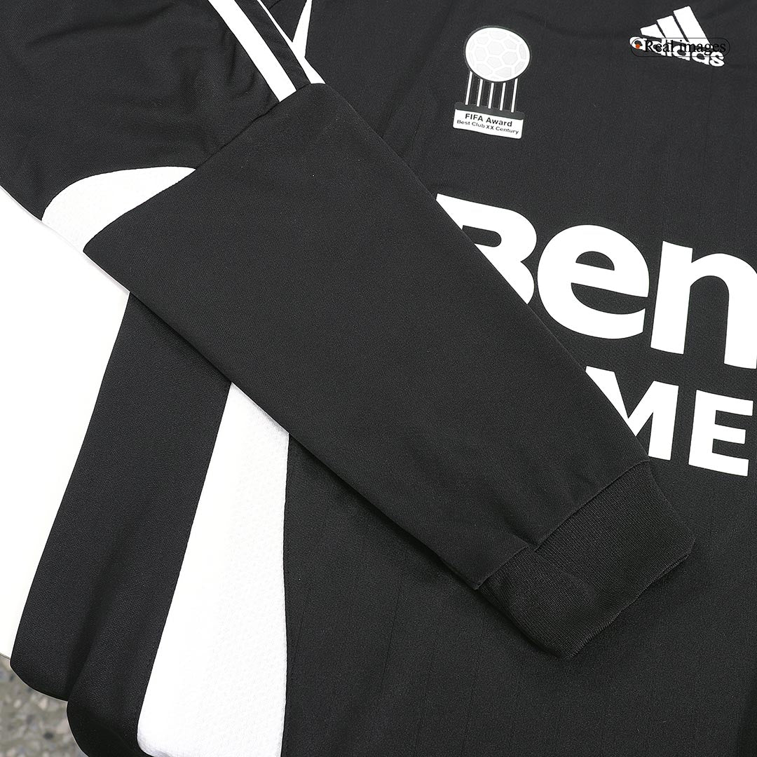 SERGIO RAMOS #4 Classic Real Madrid Away Long Sleeve Jersey 2006/07-The Jerseys Shop