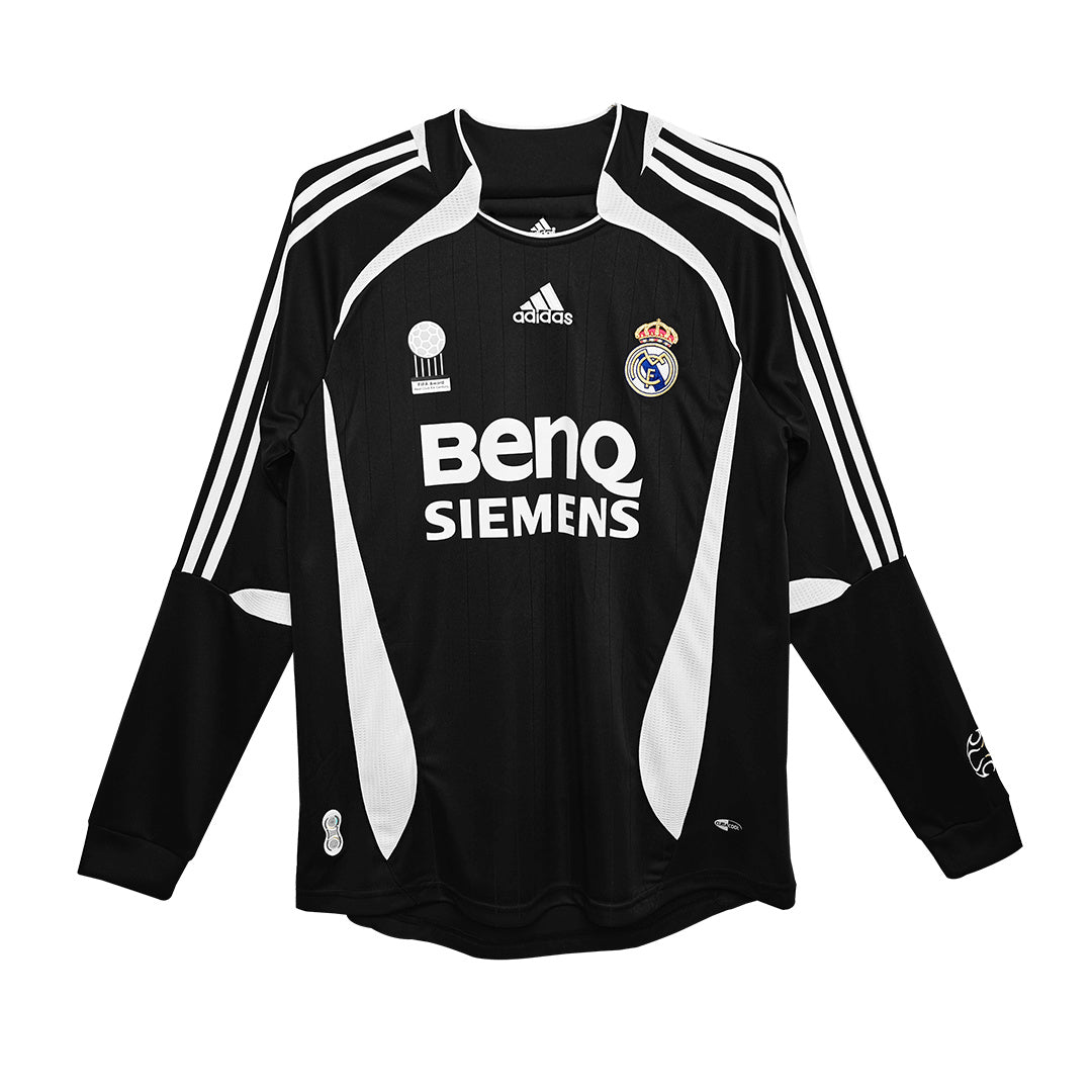 Classic Real Madrid Away Long Sleeve Jersey 2006/07-The Jerseys Shop