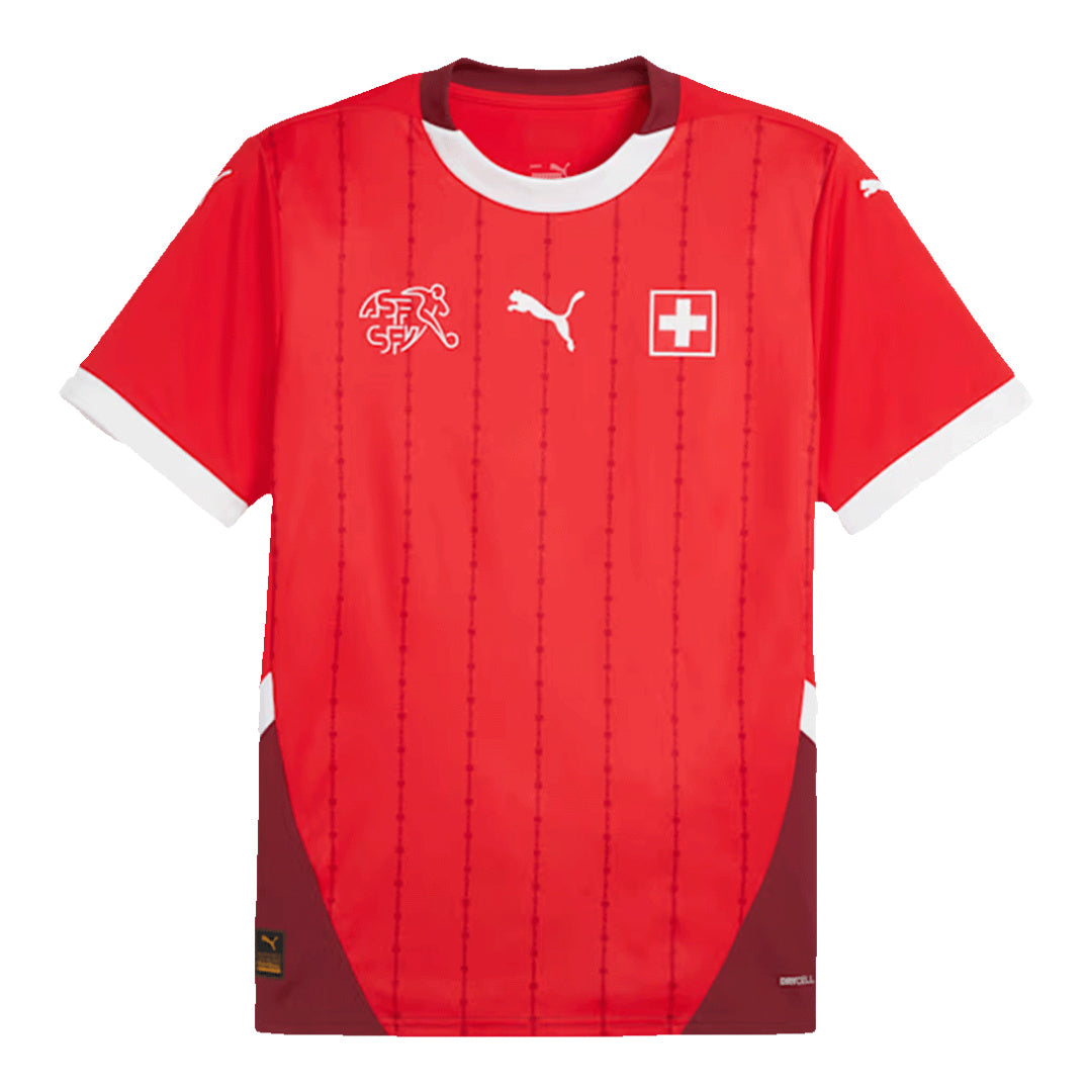 Men's Switzerland Home Soccer Jersey Euro 2024-The Jerseys Shop
