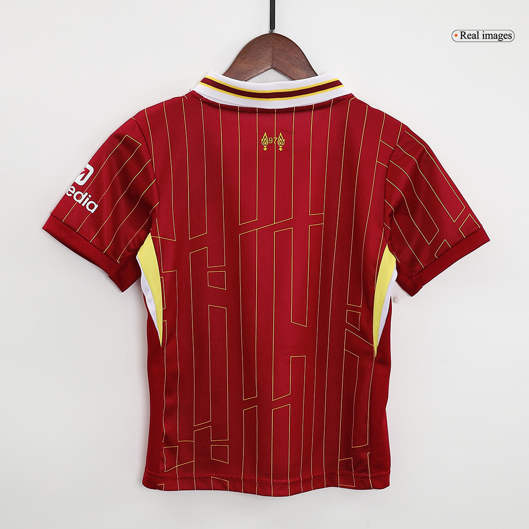 Kid's Liverpool Home Jerseys Kit(Jersey+Shorts) 2024/25-The Jerseys Shop