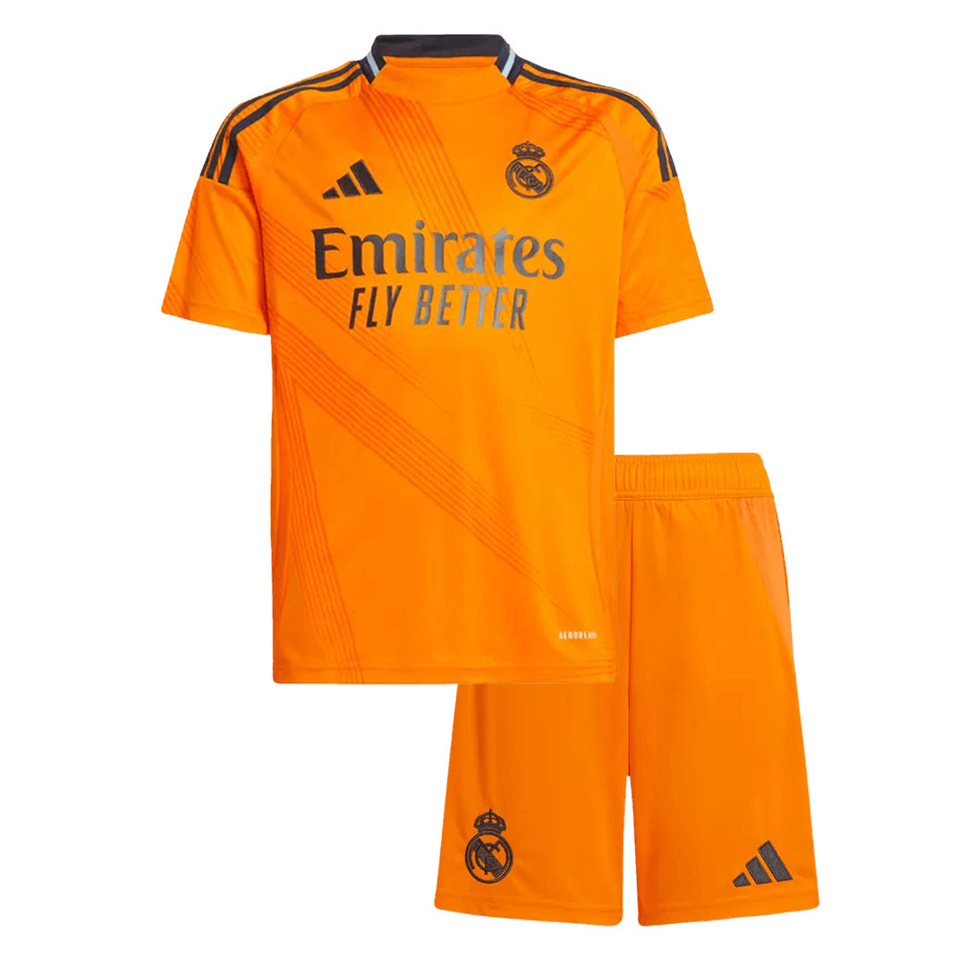 Kid's Real Madrid Away Jerseys Kit(Jersey+Shorts) 2024/25-The Jerseys Shop