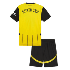 Kid's Borussia Dortmund Home Jerseys Kit(Jersey+Shorts) 2024/25-The Jerseys Shop