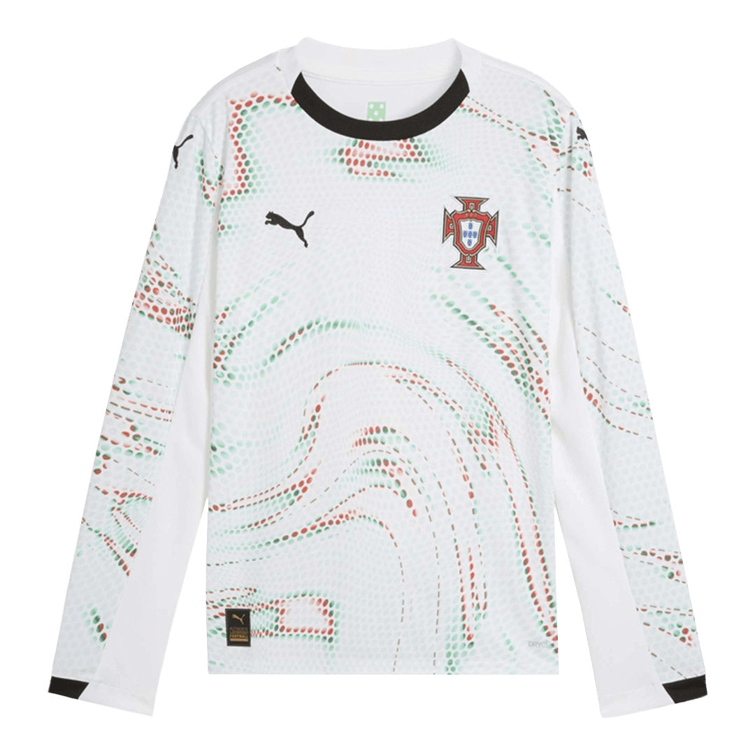 Men's Portugal Away Long Sleeve Soccer Jersey 2025-The Jerseys Shop