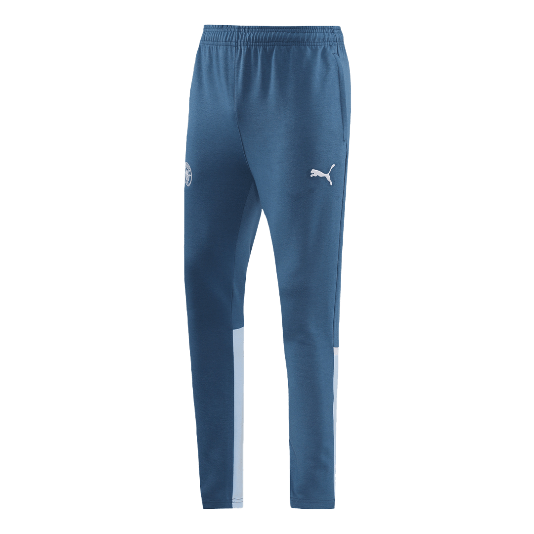 Manchester City Blue Hoodie Training Kit 2024/25 For Adults-The Jerseys Shop