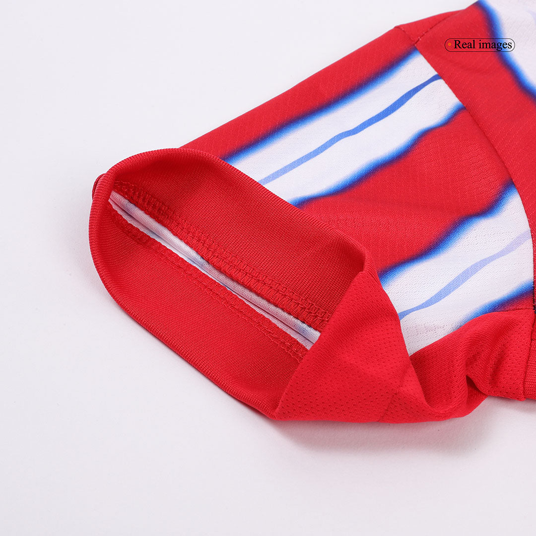 Kid's Atletico Madrid Home Jersey Kit(Jersey+Shorts) 2024/25-The Jerseys Shop