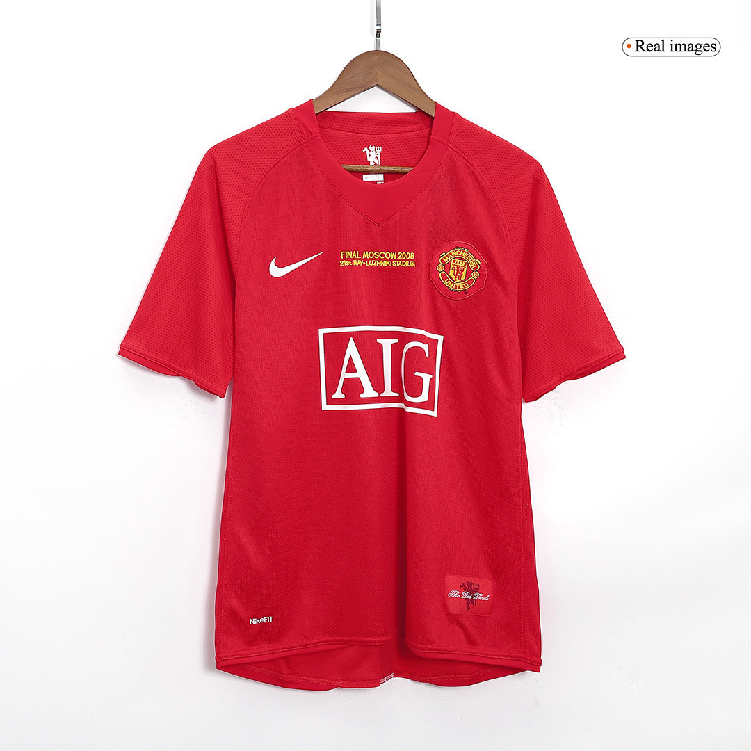 ROONEY #10 Classic Manchester United Home Jersey 2007/08 - UCL Final-The Jerseys Shop