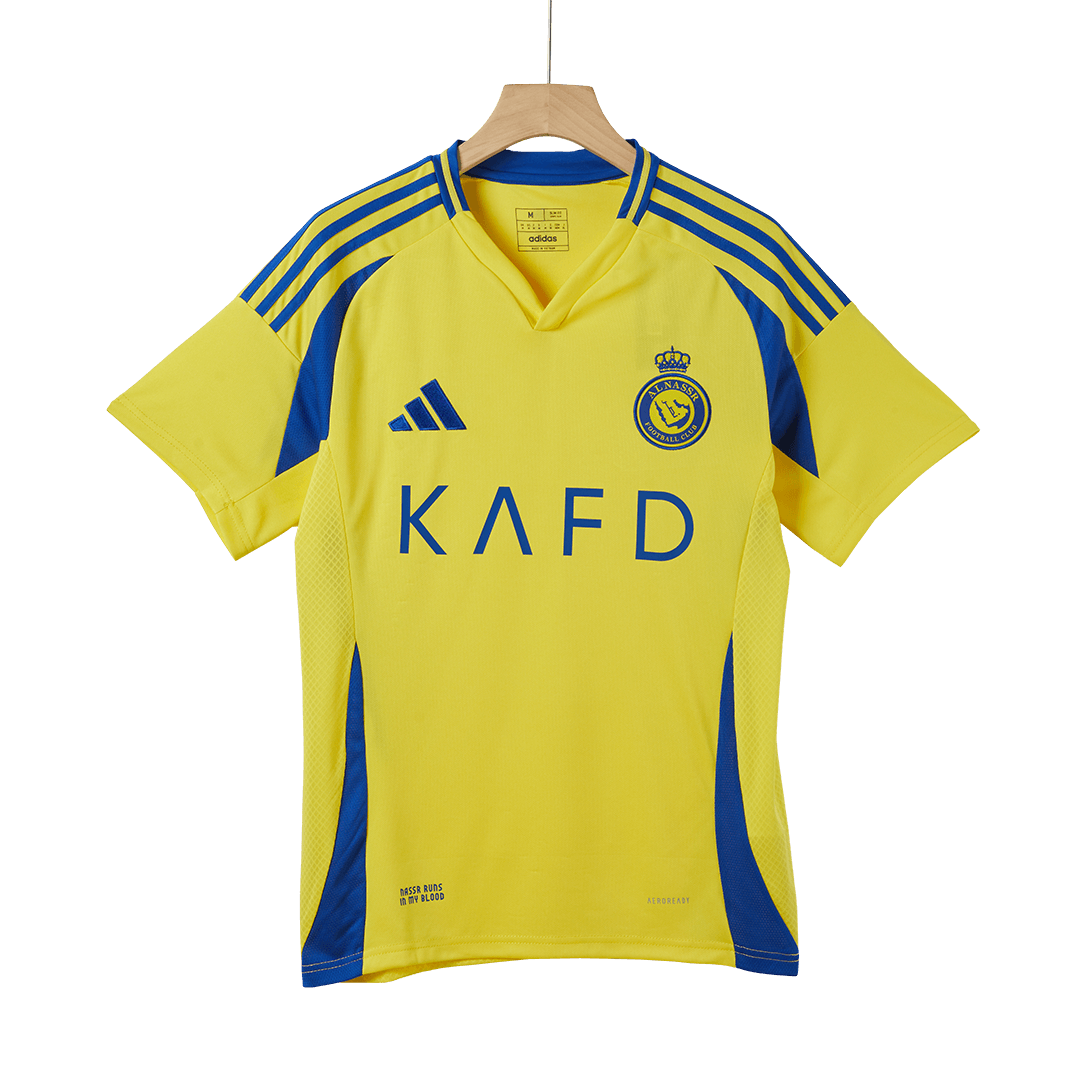 [Super Quailty] Men's Al Nassr Home Jersey (Jersey+Shorts) Kit 2024/25-The Jerseys Shop
