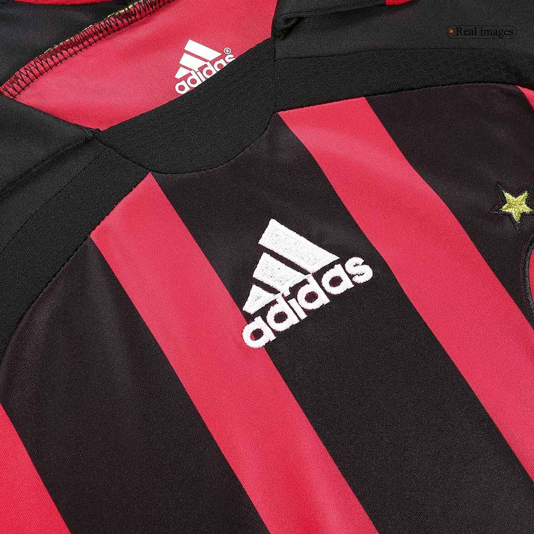 AC Milan Home Retro Long Sleeve Soccer Jersey 2006/07-The Jerseys Shop