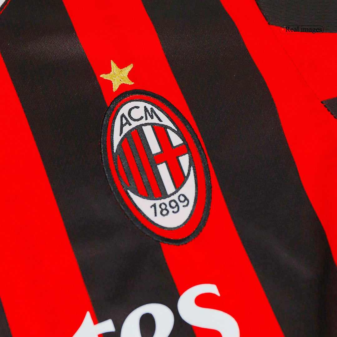 Kid's AC Milan Home Jerseys Kit(Jersey+Shorts) 2024/25-The Jerseys Shop