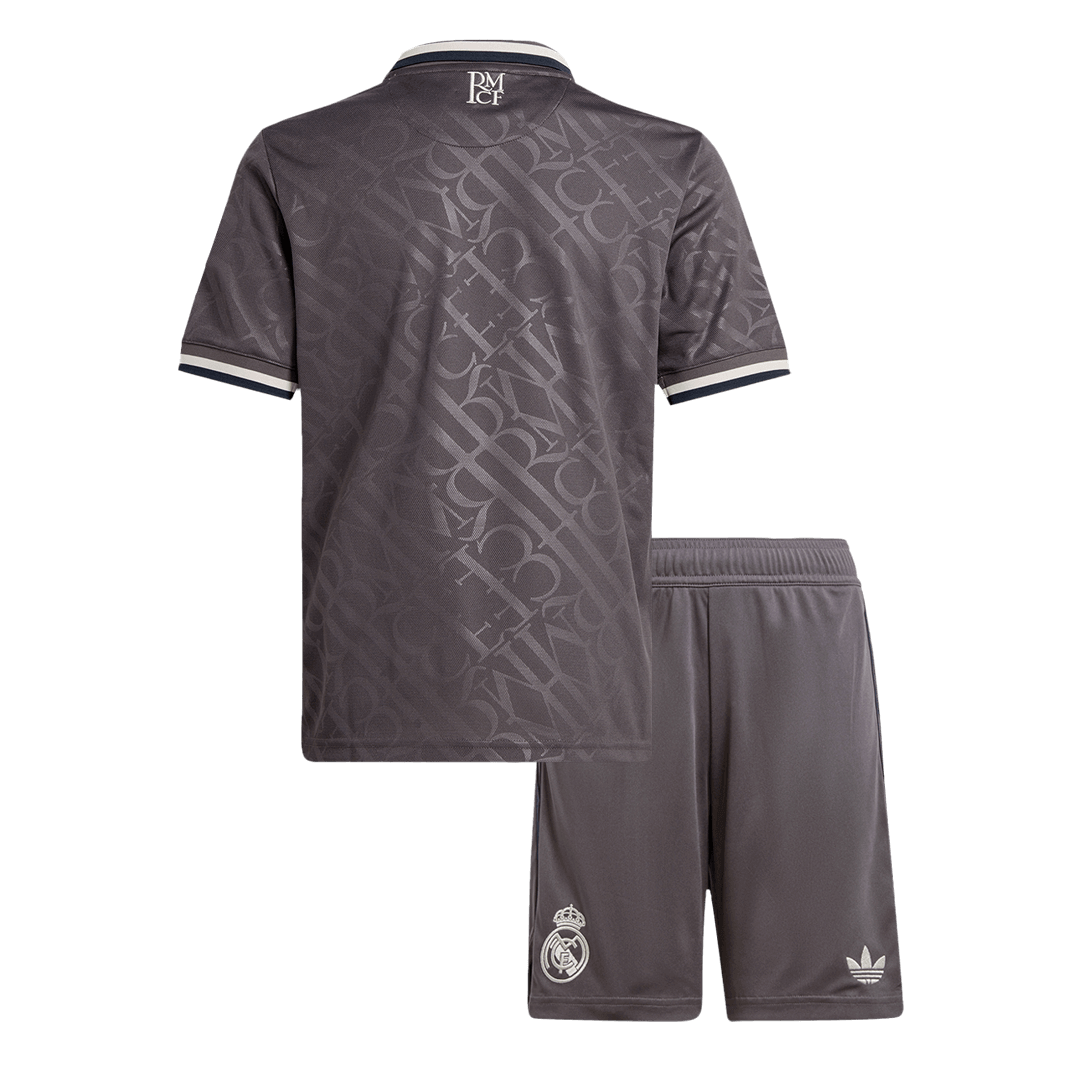 Kid's Real Madrid Third Away Jersey Kit(Jersey+Shorts) 2024/25-The Jerseys Shop