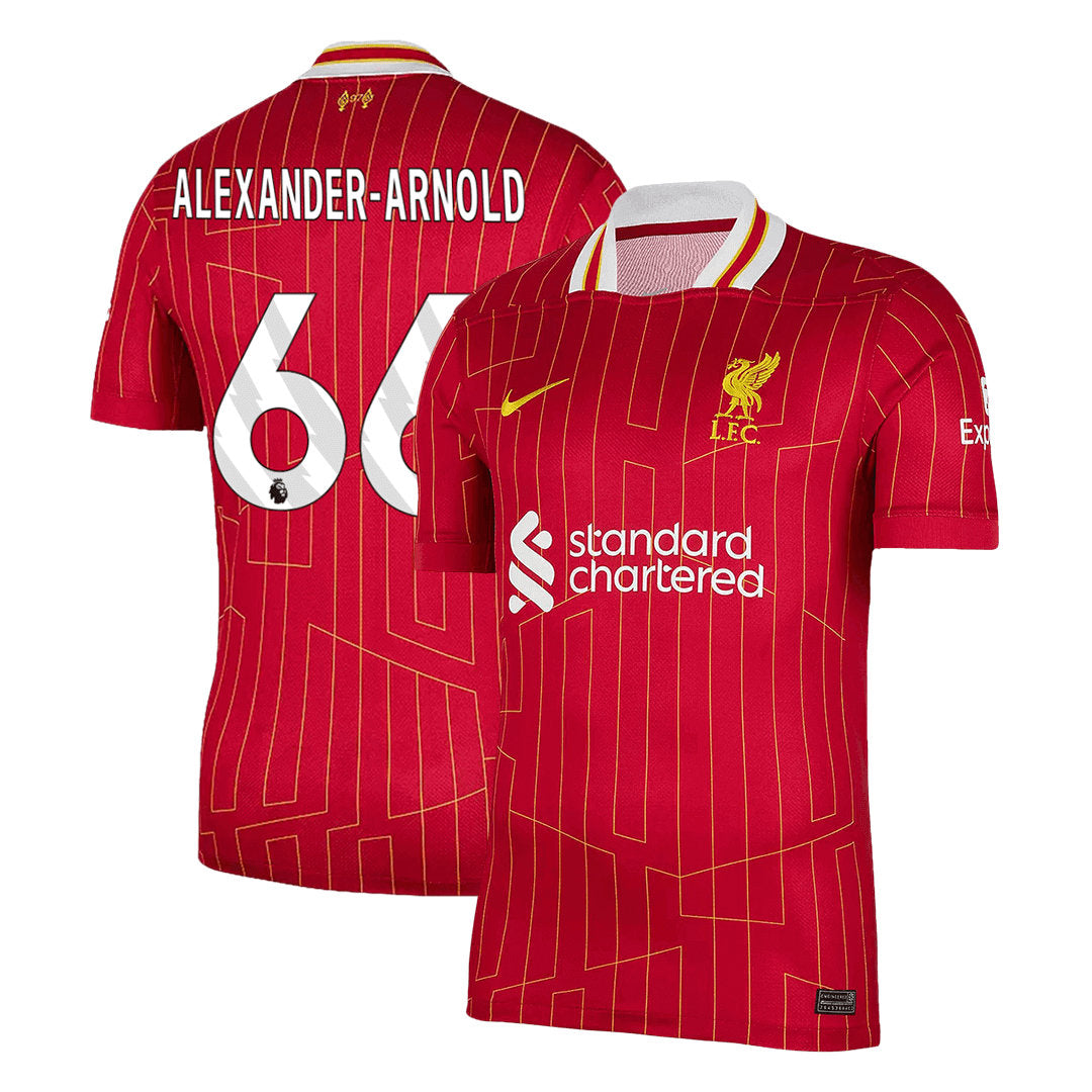[Super Quality] Men's Liverpool ALEXANDER-ARNOLD #66 Home Soccer Jersey 2024/25-The Jerseys Shop