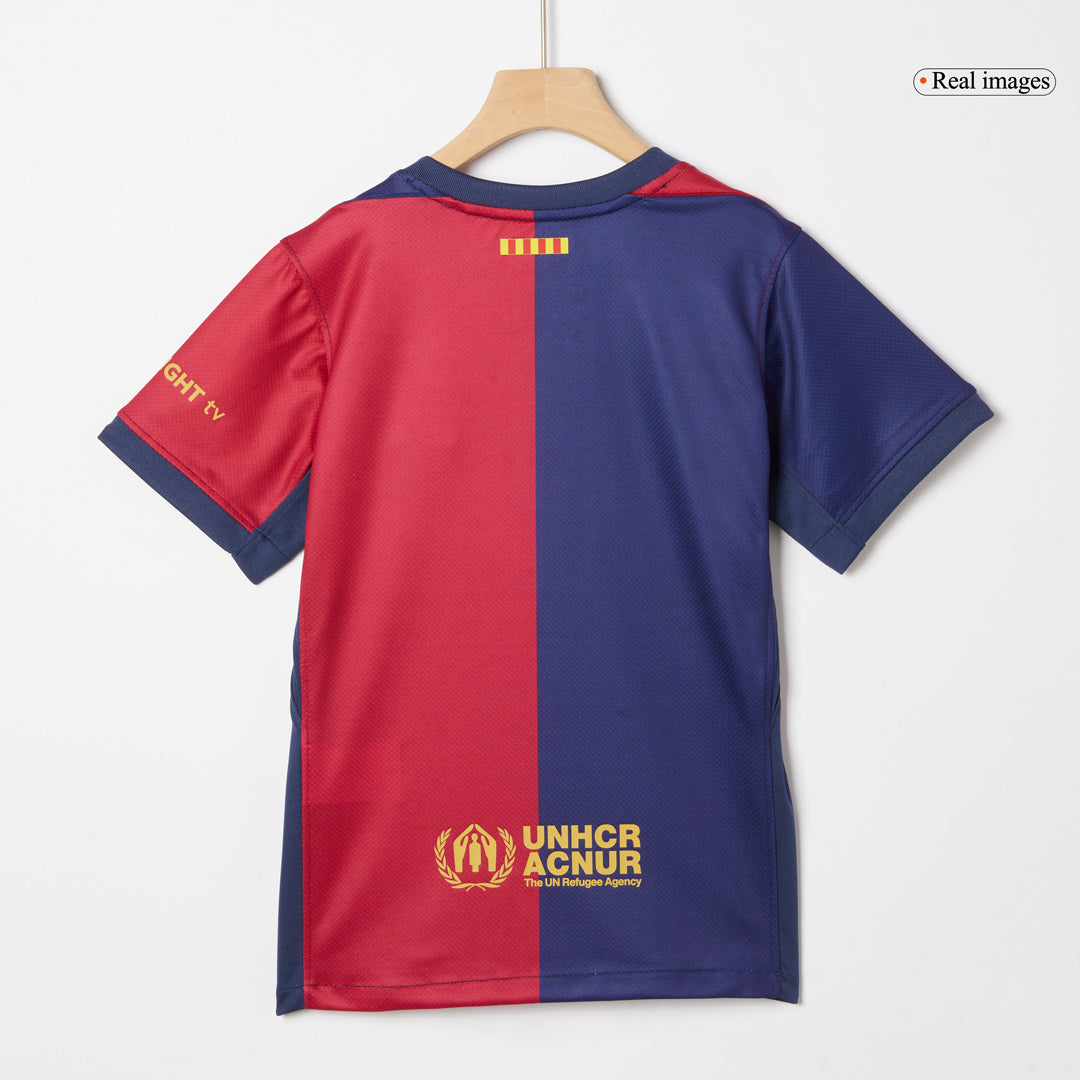 Kid's Barcelona Home Jerseys Full Kit 2024/25-The Jerseys Shop