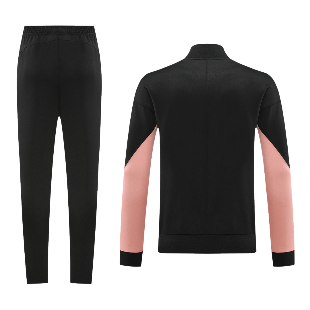 PSG Black Jacket Training Kit 2024/25 For Adults-The Jerseys Shop