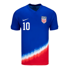 [Super Quality] Men's USA PULISIC #10 Away Soccer Jersey Copa América 2024-The Jerseys Shop