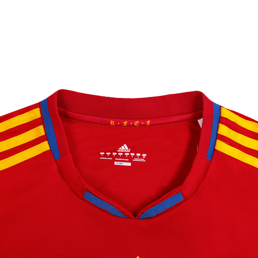 Spain XAVI #8 Home Retro Soccer Jersey 2010-The Jerseys Shop
