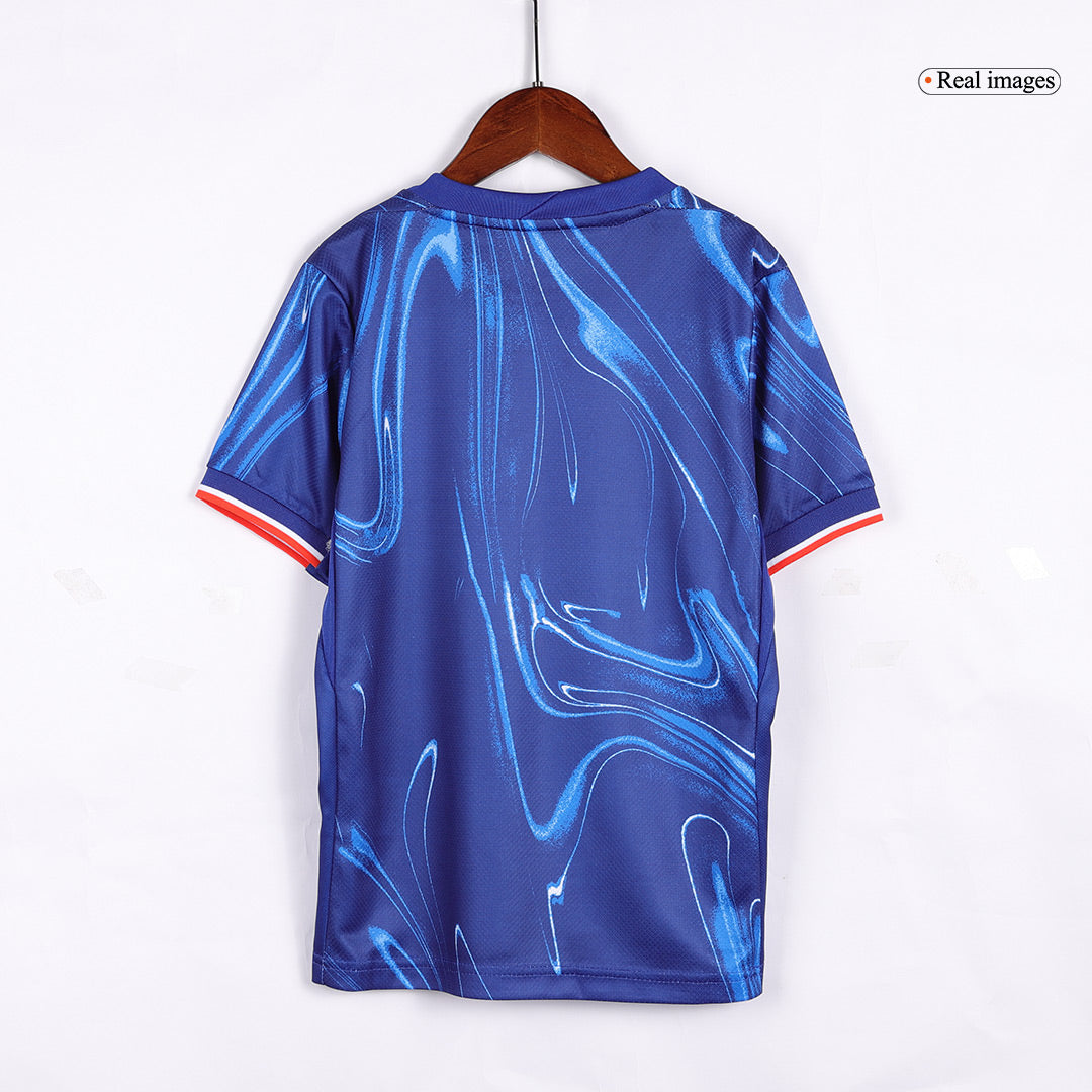 Kid's Chelsea Home Jerseys Kit(Jersey+Shorts) 2024/25-The Jerseys Shop